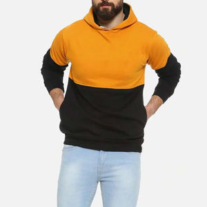 Nouvelle Collection 2026 – Sweat à Capuche Homme 100% Coton Respirant Hiver Motif Uni Couleur Contrastante Délavé Brodé - Product Image 3