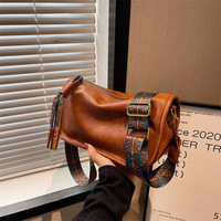Sac à bandoulière pour femme en PU fait main, de luxe, de créateur, vintage, à sangle unique, personnalisé, unique et tendance