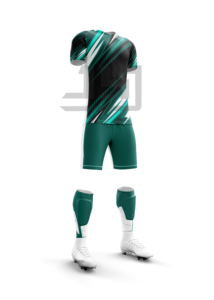 Uniforme de Pantalones Cortos de Fútbol con Estampado por Transferencia Térmica, Secado Rápido, Transpirable, Tela 100% Poliéster, para Entrenamiento y Torneos Deportivos - Product Image 1