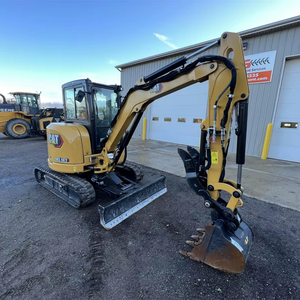 2021 CAT 303.5E2 CR Mini Excavadora 4 VÍAS ÁNGULO HOJA ACOPLADOR RÁPIDO 22 CUBO PULGAR AUX HYD 24 HP MOTOR DIESEL - Product Image 4