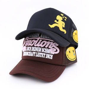 หมวกทรูเกอร์โฟมพิมพ์ลายตาข่าย5แผงลายพิมพ์โลโก้ออกแบบได้ตามต้องการ - Product Image 1