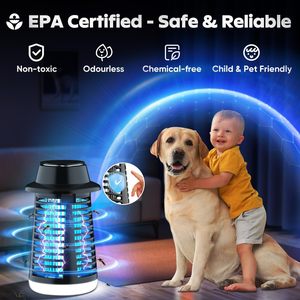 Portátil recargable LED Night Light <span class=keywords><strong>Bug</strong></span> <span class=keywords><strong>Zapper</strong></span> Electric <span class=keywords><strong>Mosquito</strong></span> Killer <span class=keywords><strong>Lamp</strong></span> para Patio al aire libre 4000V Electric <span class=keywords><strong>Zapper</strong></span> - Product Image 5