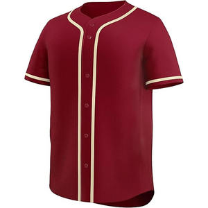 Uniforme de baseball personnalisé tendance uniforme de baseball à séchage facile uniforme de baseball de sublimation d'usine pour les hommes par robe de sport - Product Image 4