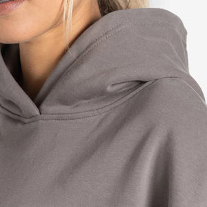 Sudadera de Manga Larga para Hombre, 100% Algodón, con Logotipo Personalizado, Transpirable, Informal, con Capucha, Estampado Térmico, Diseño Sólido, para Invierno - Product Image 6