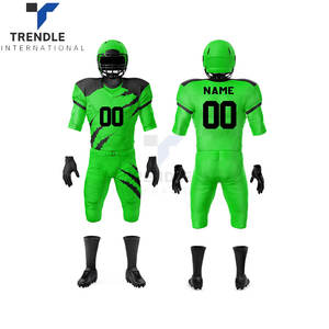 ชุดยูนิฟอร์มอเมริกันฟุตบอล แขนสั้น สีเหลือง 100% โพลีเอสเตอร์ สำหรับทีมมืออาชีพ ฝึกซ้อมและแข่งขัน - Product Image 2