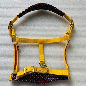 Cabestro de caballo de nuevo diseño con acolchado de tela de moda y puntadas de anillo brillante en el lado superior Equipo de caballo elegante - Product Image 3
