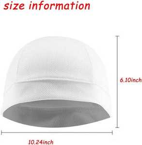 Haute qualité chaud et respirant séchage rapide coton/Spandex sport Protection solaire sport course été moto chapeaux personnalisé - Product Image 4