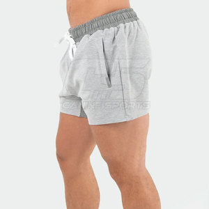 Pantalones Cortos Deportivos Casuales Personalizados de Spandex/Poliéster Ecológicos de Secado Rápido y Transpirables para Hombre - Product Image 3