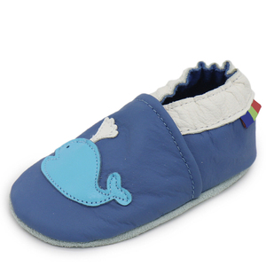 Chaussures de bébé en cuir à semelle souple avec Logo, prix d'usine en gros - Product Image 6