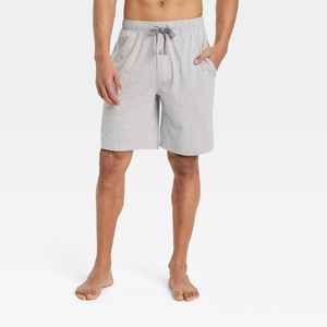 Pantalones cortos atléticos Súper suaves de 9 pulgadas para hombre, de algodón, básicos, para gimnasio, Fitness, informales, de secado rápido, para correr, con patrón sólido y cordón - Product Image 1