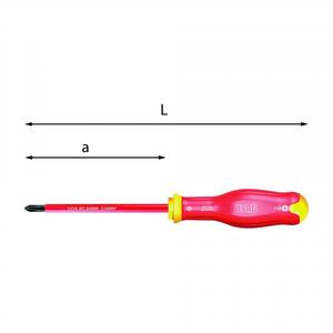 Usag 1000V <b>Screwdrivers</b> for Phillips Screws High Voltage Product Category - Product Image 1