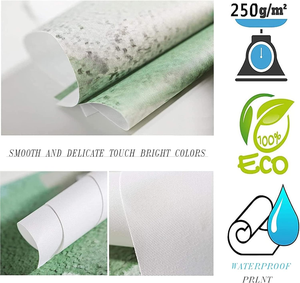 <span class=keywords><strong>Papel</strong></span> <span class=keywords><strong>pintado</strong></span> moderno personalizado de vegetación Tropical pegatinas de pared a prueba de humedad para sala de estar sofá dormitorio pared Hospital - Product Image 6