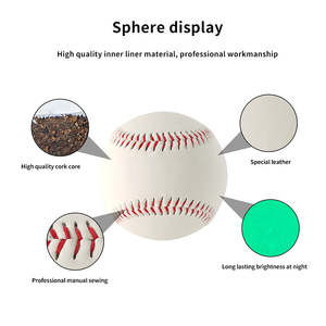 Baseball extérieur professionnel de 9 pouces pour la fonction de lueur lumineuse de nuit d'entraînement de softball - Product Image 6