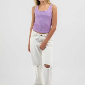 Débardeur de sport décontracté pour femme en coton/fibre de bambou pour femme, vêtements de fitness, top de taille - Product Image 6