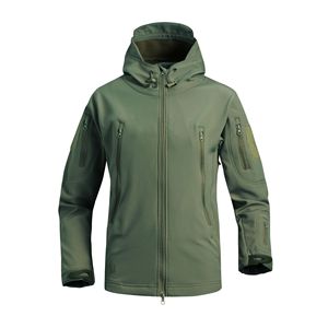 Chaqueta impermeable Softshell táctica 2924 de alta calidad nuevos hombres y Unisex invierno caza al aire libre lona diseño de estilo Casual - Product Image 2