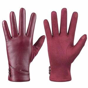 Gants en cuir de mode haut de gamme pour femmes Anti-rides légers de haute qualité imperméable adhérence parfaite gants de meilleure qualité - Product Image 1