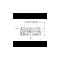 SCHMITZ Nouvelles feux arrière LED orange 12V de qualité supérieure avec ajustement universel pour une visibilité routière améliorée, rénovation/mise à niveau