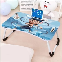 Table pliante portable en MDF réglable, support de lit, plateau, table d'étude pour enfants, bureau