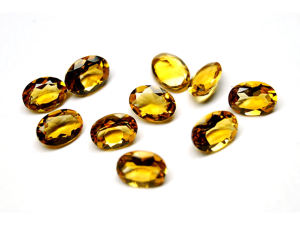 หินสีเหลืองมะนาวทรงวงรีขนาด7x5มม. ถึง18X13มม. - Product Image 2