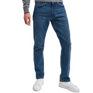 กางเกงยีนส์ทรงตรงผู้ชาย ดีไซน์พรีเมียม ใส่สบาย ระบายอากาศได้ดี สไตล์สตรีทแวร์ ฮิปฮอป ลุคเท่ๆ แบบวอช - Product Image 1