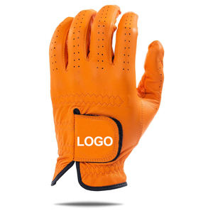 Gant de golf en cuir souple et respirant de haute qualité avec impression de logo Gants de golf en cuir Cabretta personnalisés abordables en gros - Product Image 2