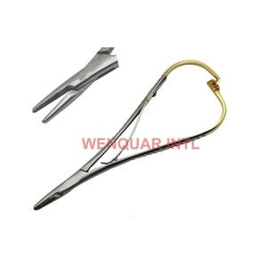 Pince Mathieu de haute qualité 5.5 \ "porte-aiguille orthodontique dentaire manuel avec pointe d'inserts en acier TC - Product Image 2