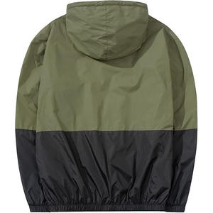 Veste coupe-vent respirante imperméable pour homme, grande taille, couleur unie, polyester enduit pour une utilisation en extérieur - Product Image 2