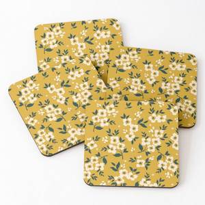 Posavasos de madera con sublimación cuadrada para bebidas, accesorios de cocina para el hogar y la cocina - Product Image 1