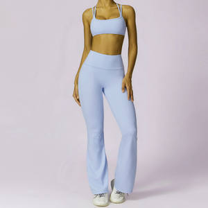 Nouveau lot de vente en gros de vêtements de yoga personnalisés vêtements de sport pour femmes vêtements d'entraînement vêtements de fitness ensemble de sports actifs - Product Image 4