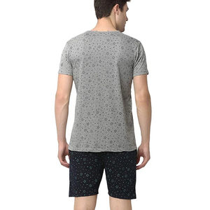 เสื้อผ้าลำลองสำหรับผู้ชาย, เสื้อผ้าแฟชั่นสตรีทแวร์เสื้อยืดและกางเกงขาสั้นเสื้อผ้าฝ้ายชุดคู่แบบลำลองสำหรับ2024 - Product Image 4