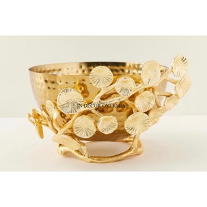ชามเสิร์ฟช็อคโกแลตและผลไม้แห้งลายผีเสื้อ2ชั้นเคลือบเงาสีเงินแบบแฟนซีมีสไตล์ - Product Image 4