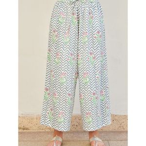 Ensemble chemise Awadhi brodée unie et pantalon palazzo pour femme - 2 pièces - Product Image 6