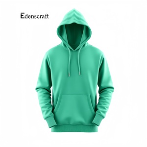 Sudadera con capucha de ajuste informal para todas las estaciones para hombre, sudadera holgada cómoda de mezcla de algodón suave personalizable, estampado teñido liso ODM - Product Image 4