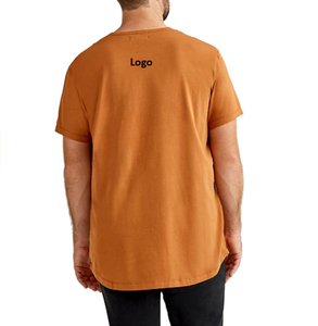 Men's <b>Longer</b> <b>Length</b> Stretch <b>T</b>-<b>Shirt</b> for Casual Wear - Product Image 4