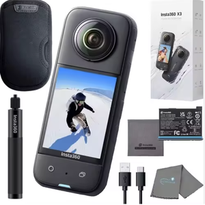 กล้องแอคชั่น X3 คุณภาพใหม่เอี่ยม ของแท้ บันทึกวิดีโอ 5.7K กันน้ำได้ลึก 10 เมตร พร้อมระบบกันสั่น - Product Image 1