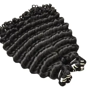 Natürliche lockige Farbe 1b aus vietnam esi schem jungfräulichem Haar Raw Straight Wavy Curly Hair Extensions Heißer Verkauf ab Werk