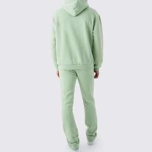 Chándal para hombre Puff Impreso Sweat Suit Flare Stacked Chándal Jogger Suit Hombres Chándal para hombres - Product Image 5