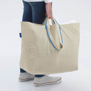 Sacs pliables faits par polyester imperméable léger portatif d'hommes pour faire du shopping sacs à provisions confortables de quantité minimale de commande bas - Product Image 3