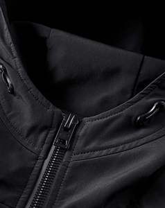 Veste coupe-vent imperméable pour homme, best-seller, avec capuche en forme de entonnoir, logo personnalisé, taille plus, col montant pour l'hiver - Product Image 3