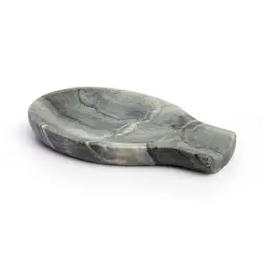 Admirable design grey marble Spoon Rest for Kitchen Counter Dishwasher Safe Marble Decor Spoon Holder best quality at best price