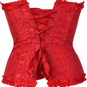 Trendy Women's Waist Shapewear Corset Lace Thin Leather Busk Satin Front Bust Perfectly Cut Sew Body Shaping Breathable Design - Product Image 3