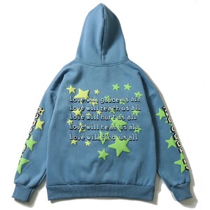 Pull à capuche personnalisé de haute qualité bouffée d'impression Street Wear sweats à capuche d'hiver pour hommes bouffée imprimé fabriqué au Pakistan - Product Image 2