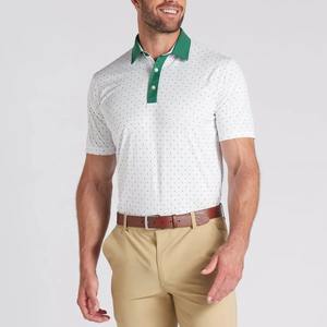 Poliéster Unisex de alta calidad de talla grande para camisa Polo estampado Floral de moda Golf personalizado para Polo para hombres transpirable Casual - Product Image 1