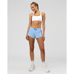 Sujetador deportivo de yoga acolchado sin costuras, color blanco, ligero, transpirable, talla grande - Product Image 6