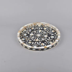 ชุดถาดไม้พร้อมด้ามจับเป็นมิตรกับสิ่งแวดล้อมทำด้วยมือคุณภาพระดับพรีเมียมของโรงแรมงานฝีมือธรรมชาติสำหรับถือผลไม้ - Product Image 1