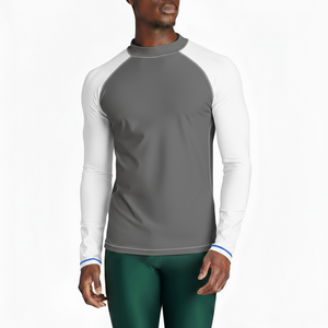 Protège-éruption Premium avec panneaux contrastés et coutures renforcées conçues pour l'entraînement MMA BJJ et les vêtements de compétition - Product Image 2