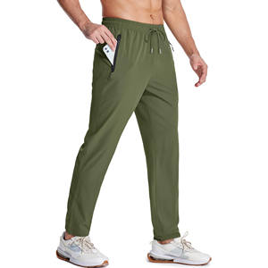 Pantalons pour hommes sur mesure, coton, poche empilée, jogging cargo, pantalon de survêtement, décontracté, tricoté, uni, teint, pantalon de travail d'hiver pour hommes - Product Image 1