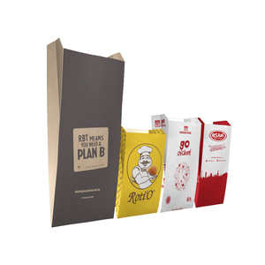 Máquina para hacer bolsas de papel para alimentos V Máquina para hacer bolsas de papel inferior con impresión en línea de 4 colores - Product Image 4