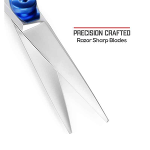 Ciseaux de coupe de cheveux à 3 anneaux de doigts Ciseaux de coiffure professionnels droitiers J2 420 Ciseaux de coiffure japonais en acier inoxydable - Product Image 2