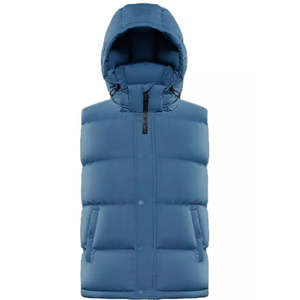 Novedades Fabricante de ropa de invierno Servicio OEM Último Chaleco de burbujas Chaqueta acolchada sin mangas - Product Image 2